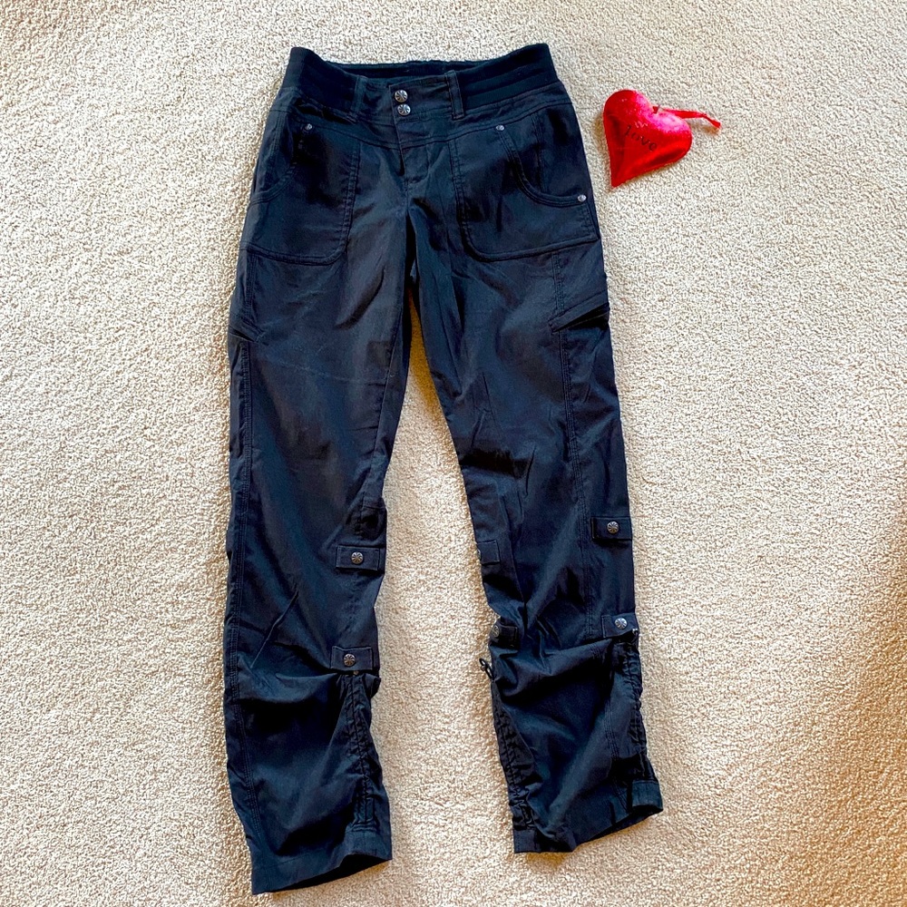 Athleta Charcoal Cargo Pants